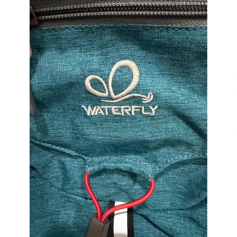 Waterfly Teal Blue Foldable‎ Lightweight Hiking Backpack Daypack Travel Bag